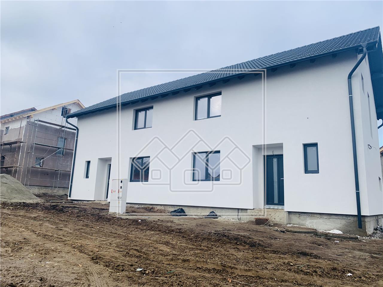 House for sale in Sibiu - duplex - with land and garage