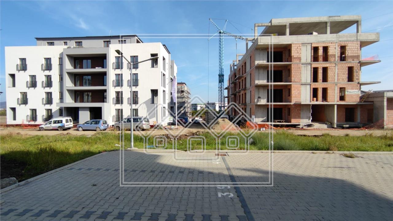 Apartment for sale in Sibiu -block with elevator and storage room