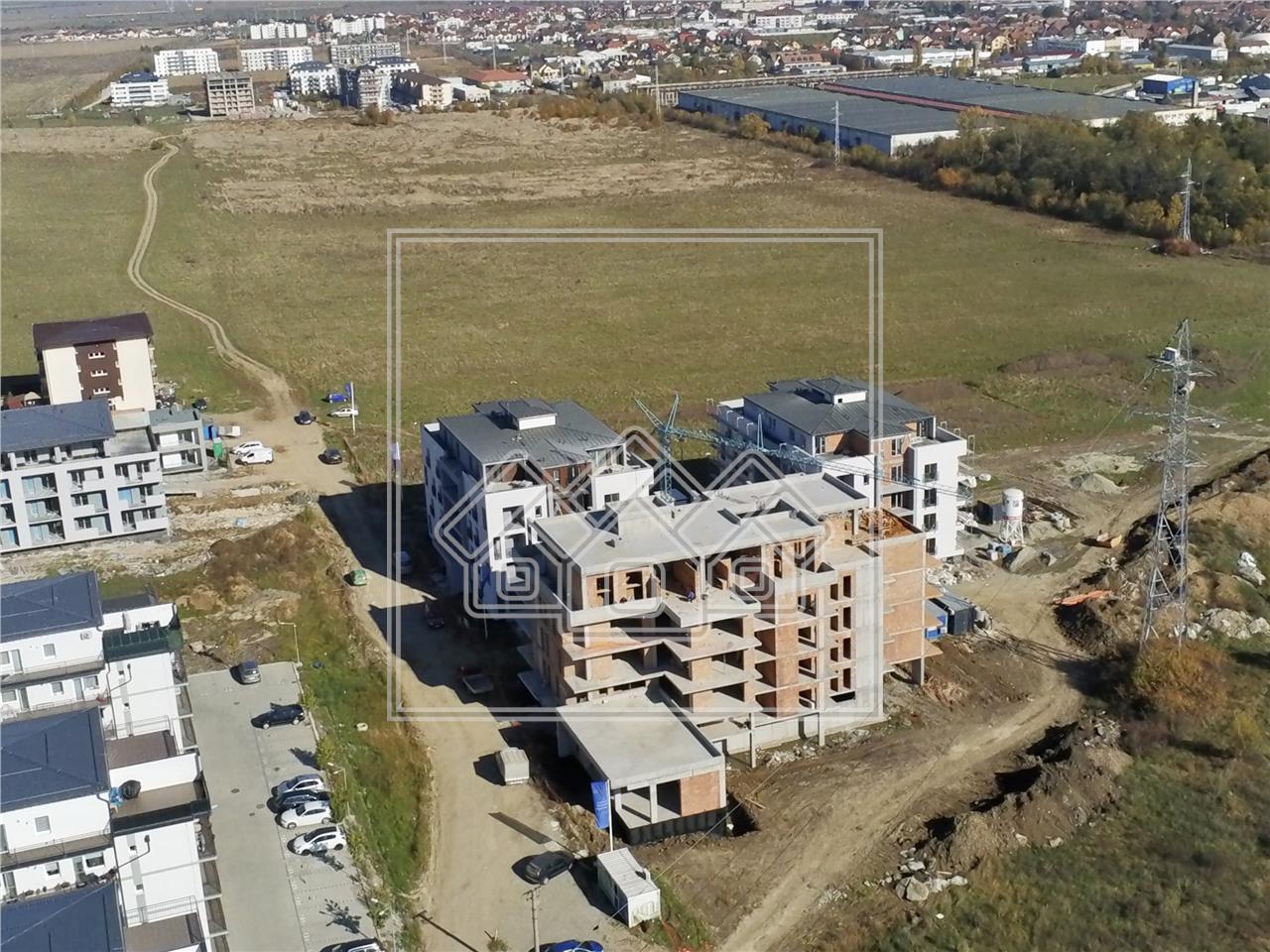 Penthouse de vanzare in Sibiu - C4 - terasa, lift si boxa - Turnisor