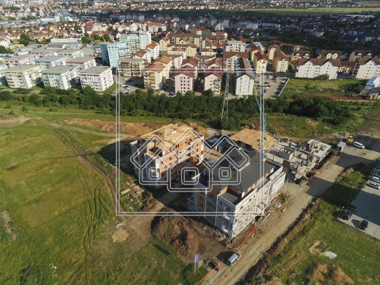 Penthouse de vanzare in Sibiu - C4 - 2 camere + terasa mare - Turnisor