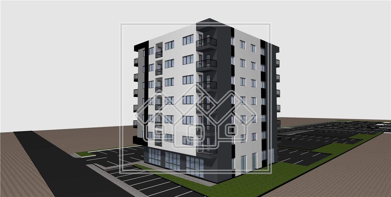 Apartament 4 camere de vanzare in Sibiu - etaj intermediar - lift, NOU
