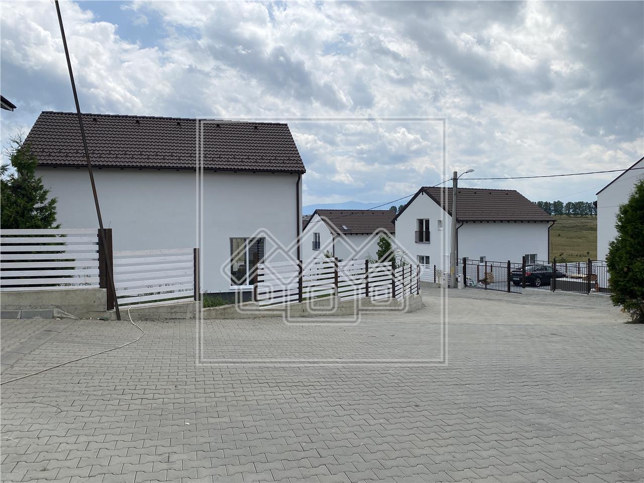 Casa de vanzare in Sibiu - individuala - la alb - Cartier Bavaria