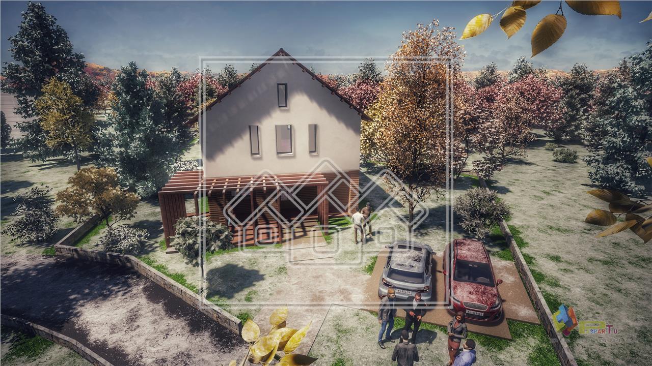 Casa de vanzare in Sibiu - cartier de case - camere spatioase, 3 bai