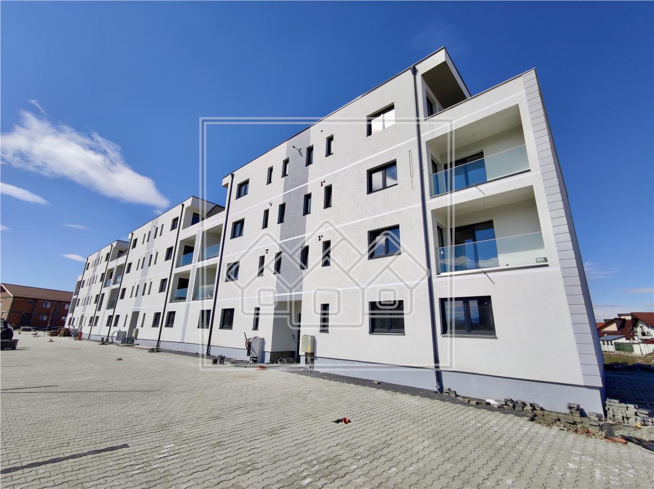 Apartment for sale in Sibiu, Selimbar - 2 rooms - floor 1 - underfloor