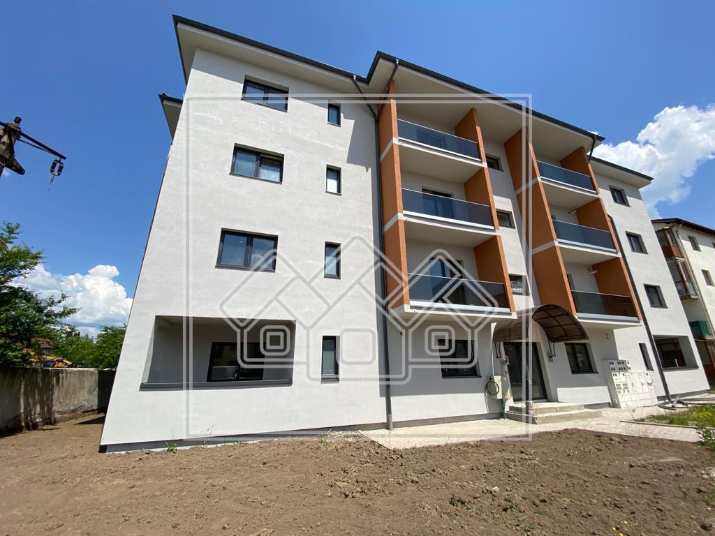Apartment for sale in Sibiu - 2 rooms, 2 bathrooms, balcony and garden