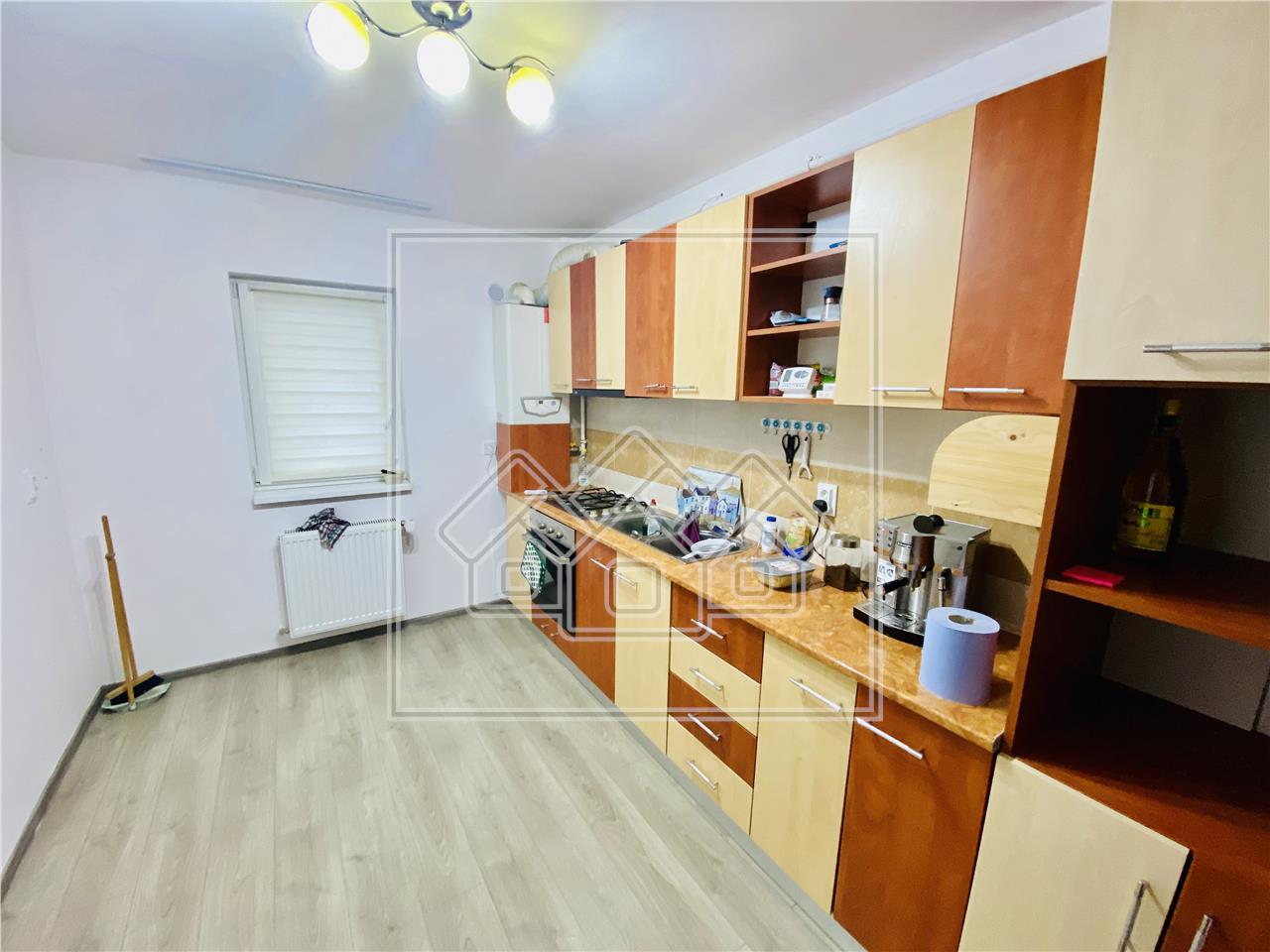 Apartament de vanzare in Sibiu - 2 camere, balcon si gradina -Selimbar