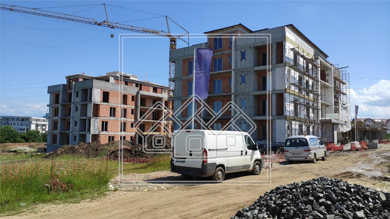 Apartment for sale in Sibiu - 54.06 usable sqm