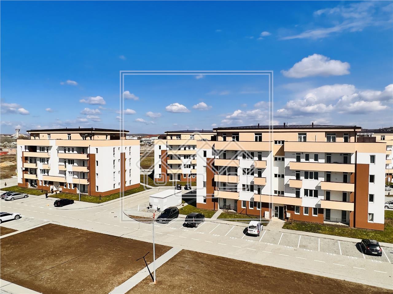 Apartment for sale in Sibiu - 3 rooms, dressing room and 2 balconies