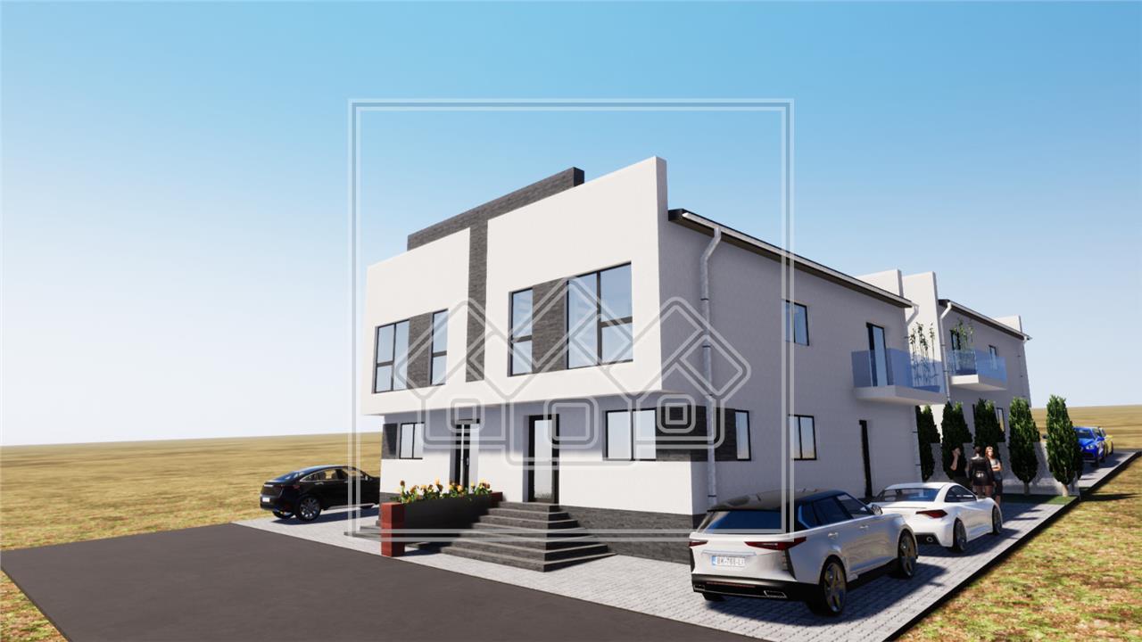 House for sale in Sibiu - duplex type, modern design