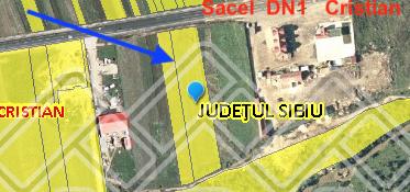 Land for sale in Sibiu - Cristian, out of town - 9200 sqm,