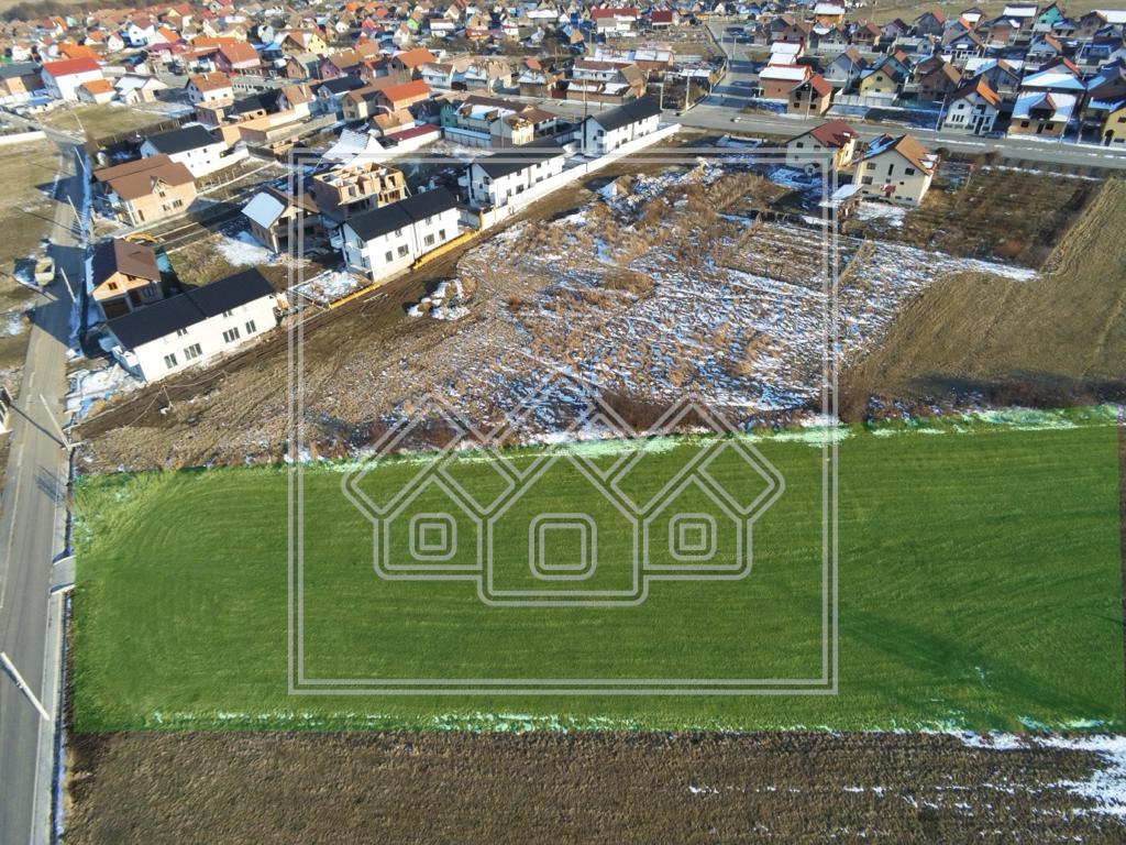 Teren de vanzare in Sibiu - Cristian - autorizatie si proiect incluse