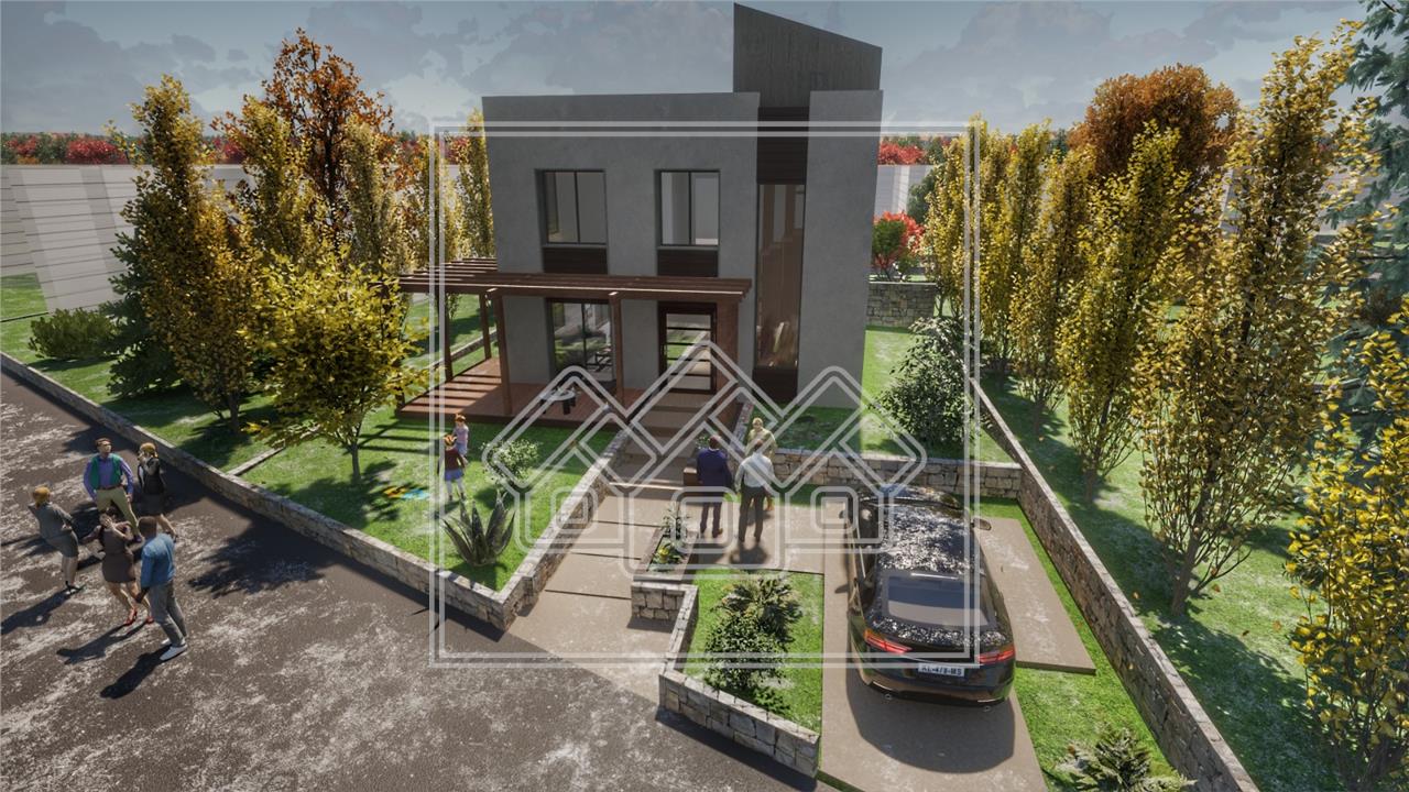 House for sale in Sibiu - duplex  - 119 usable sqm and land 259 sqm