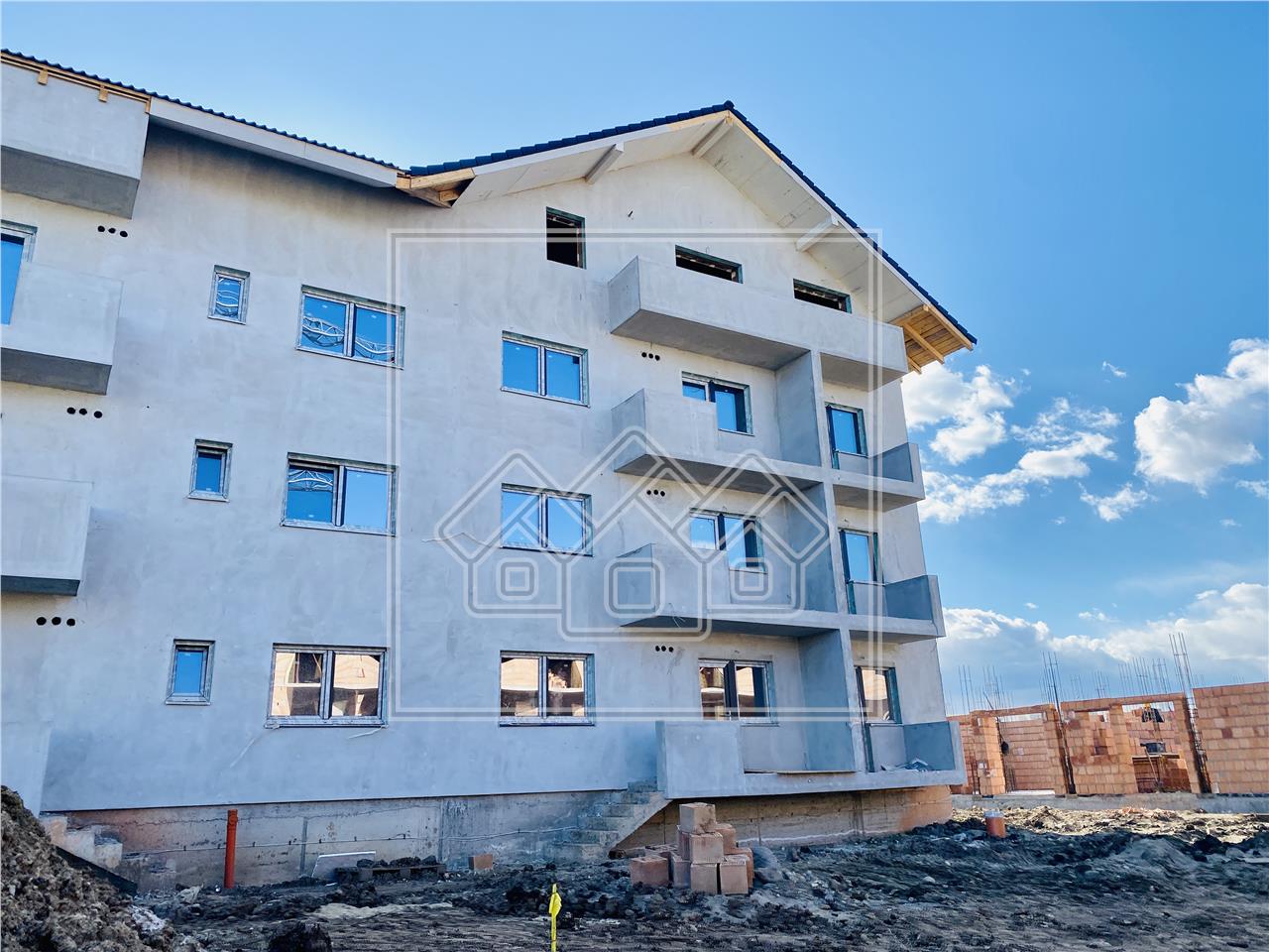 Apartament de vanzare in Sibiu - 2 camere, 2 bai,parter- Doamna Stanca