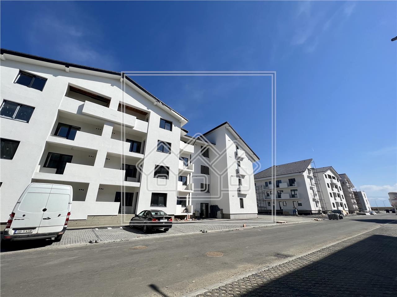 Apartment for sale in Sibiu - 3 rooms - 2nd floor, intermediate - NEW