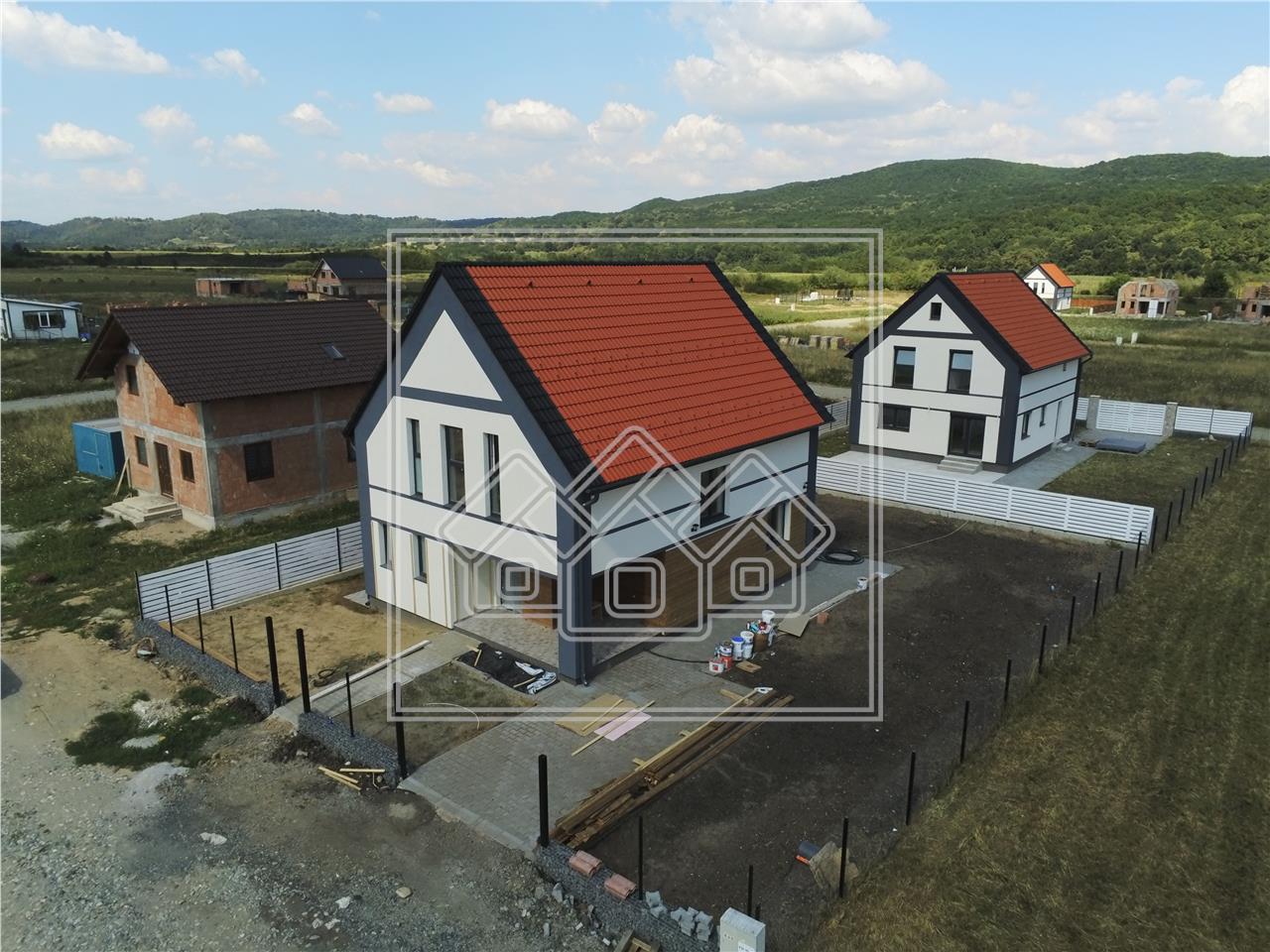 Casa de vanzare in Sibiu, finisata la cheie, ansamblu rezidential nou
