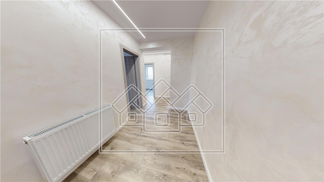 Apartment for sale in Sibiu - 3 rooms, 2 bathrooms and balcony - Calea