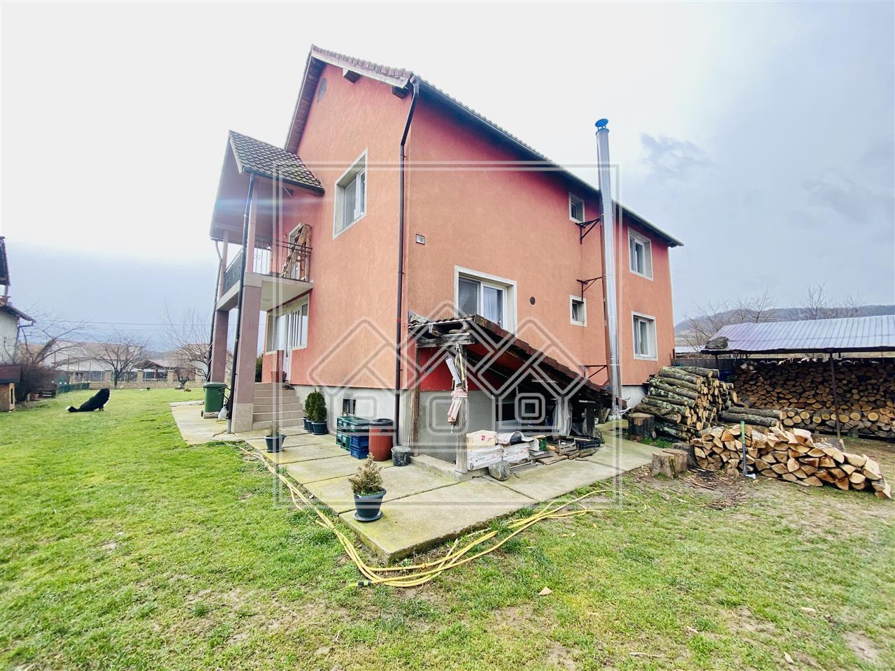House for sale in Sibiu - Talmaciu - 200 sqm useful + 1000 sqm land