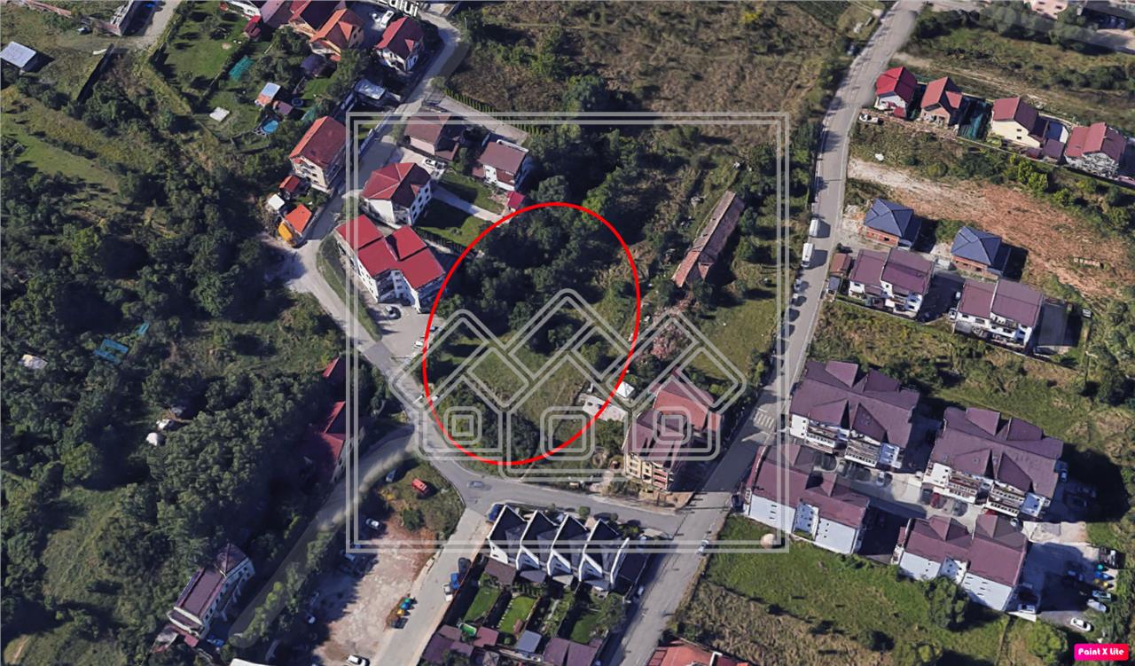 Teren de vanzare in Sibiu -locuite unifamiliale - S+P+E - zona Sacel