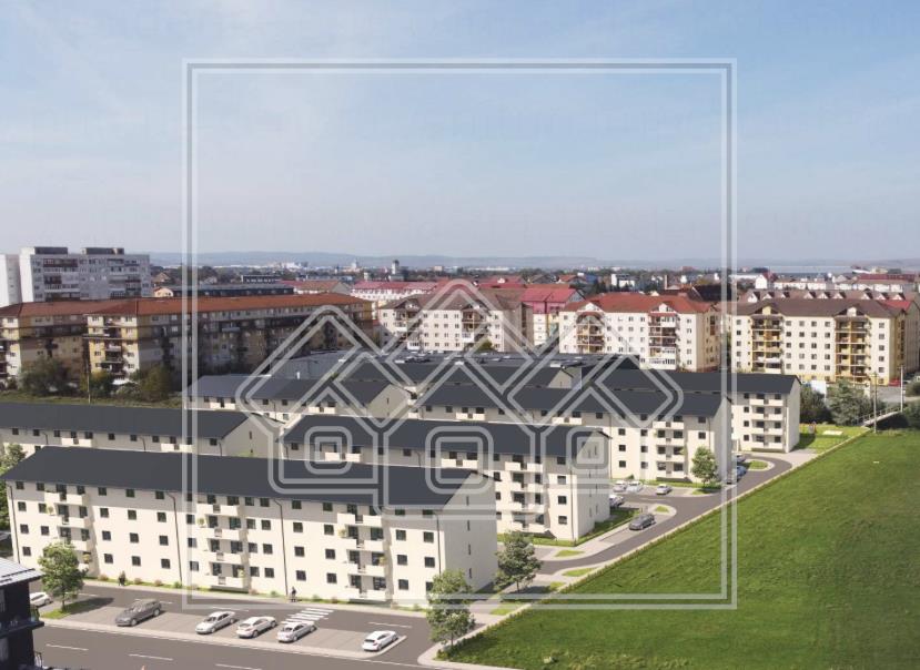 Apartament de vanzare in Sibiu - 3 camere si balcon - predare la alb