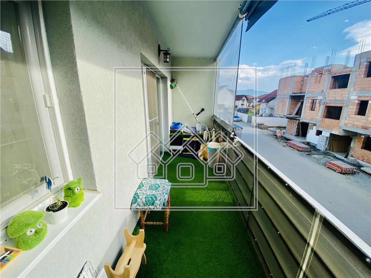 Apartment for sale in Sibiu - Selimbar - 2 rooms and balcony