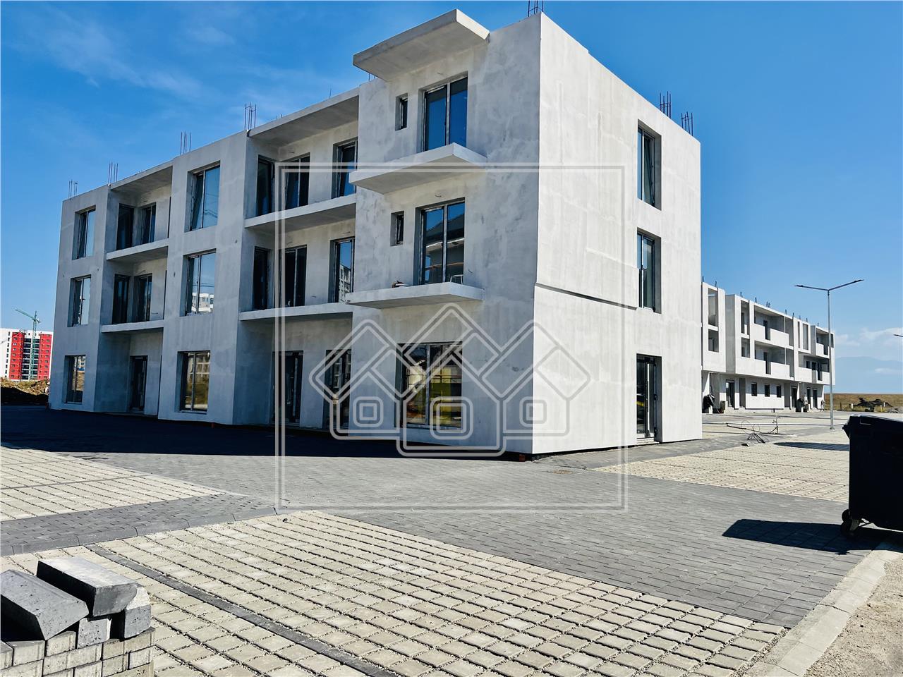 Apartament de vanzare in Sibiu - Dna Stanca - cu gradina 58.45mp
