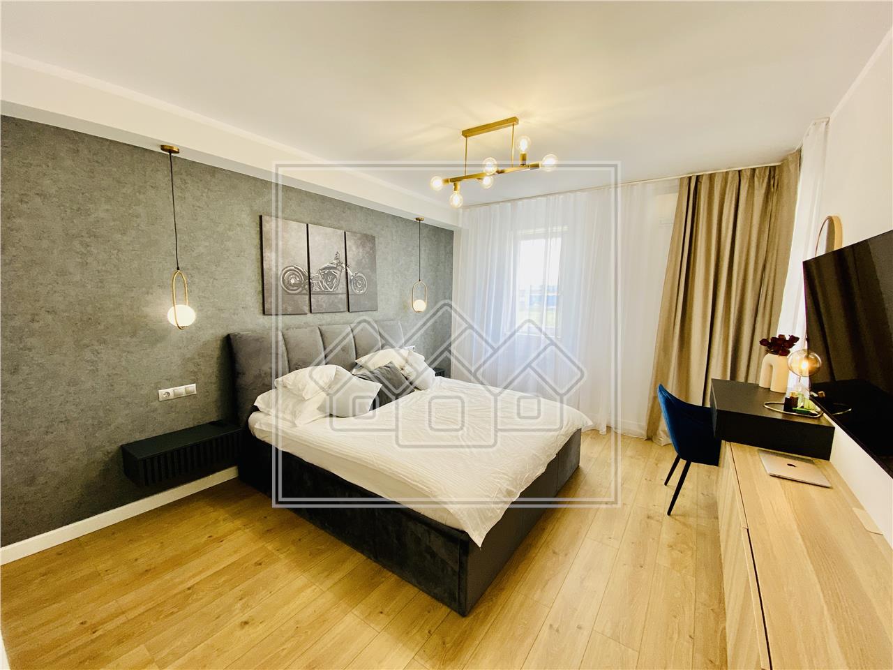 Apartament de vanzare in Sibiu -2 camere, dressing, 2 bai si balcon