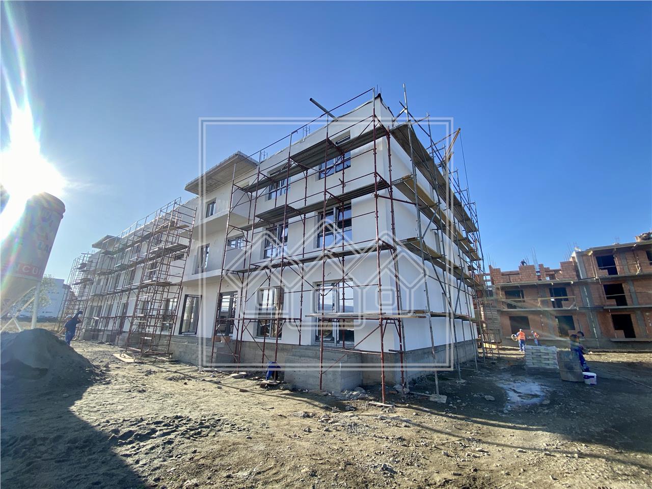 Apartament de vanzare in Sibiu - 2 camere, balcon, gradina