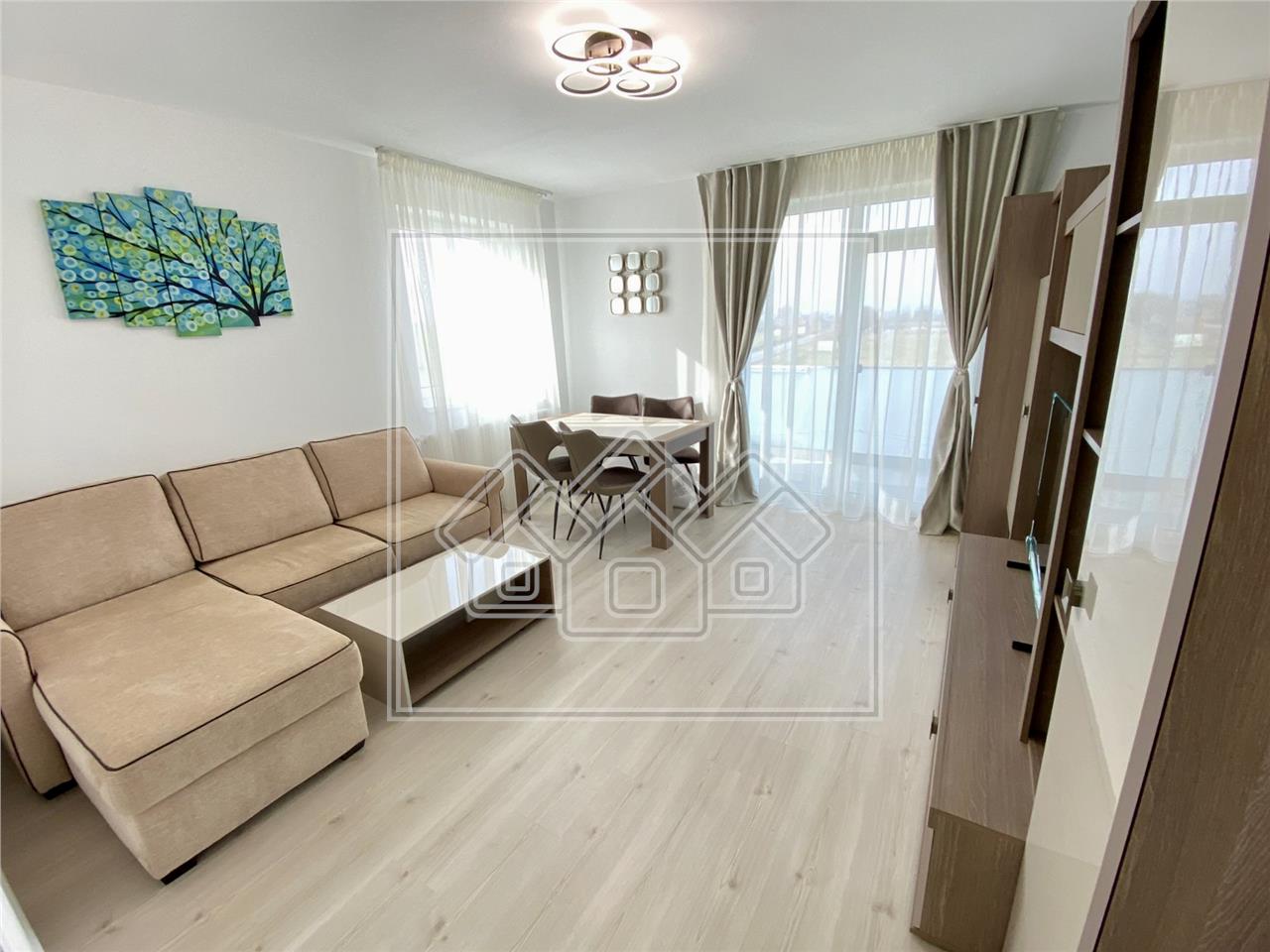 Apartament de inchiriat in Sibiu - 3 camere, decomandat, et 2