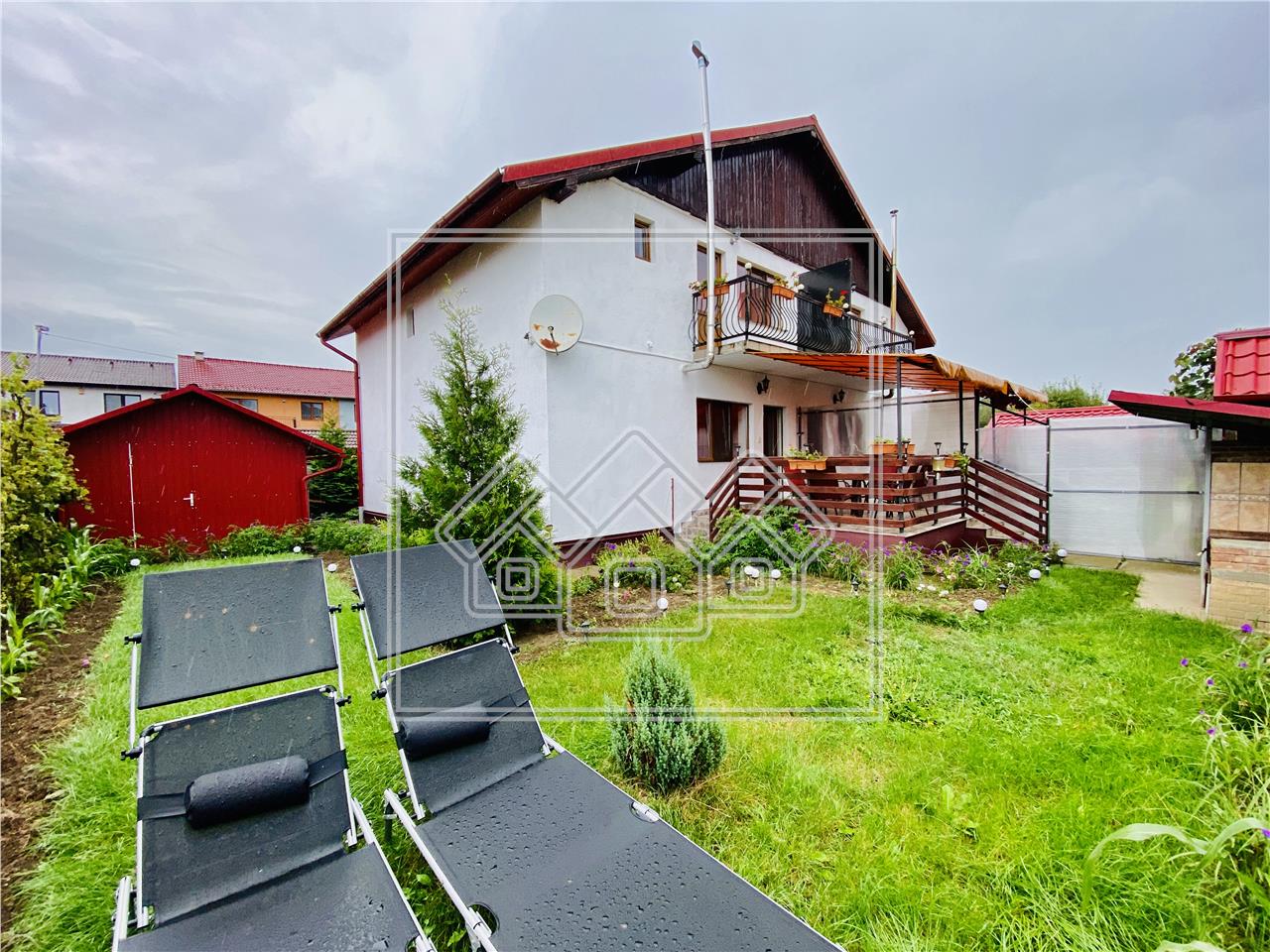Casa de inchiriat in Sibiu - Selimbar - mobilata si utilata -teren 250