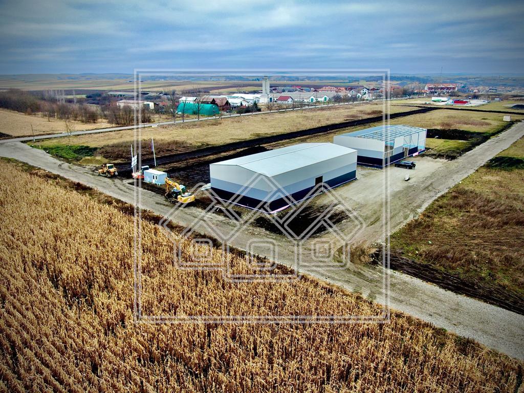 Hala de vanzare in Parc Industrial nou,Sibiu Vest, cu utilitati
