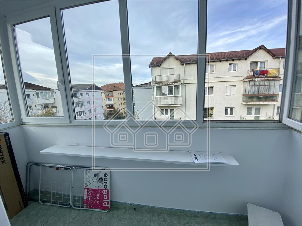 Apartament de inchiriat in Sibiu - 2 camere -mobilat utilat- V. Aurie