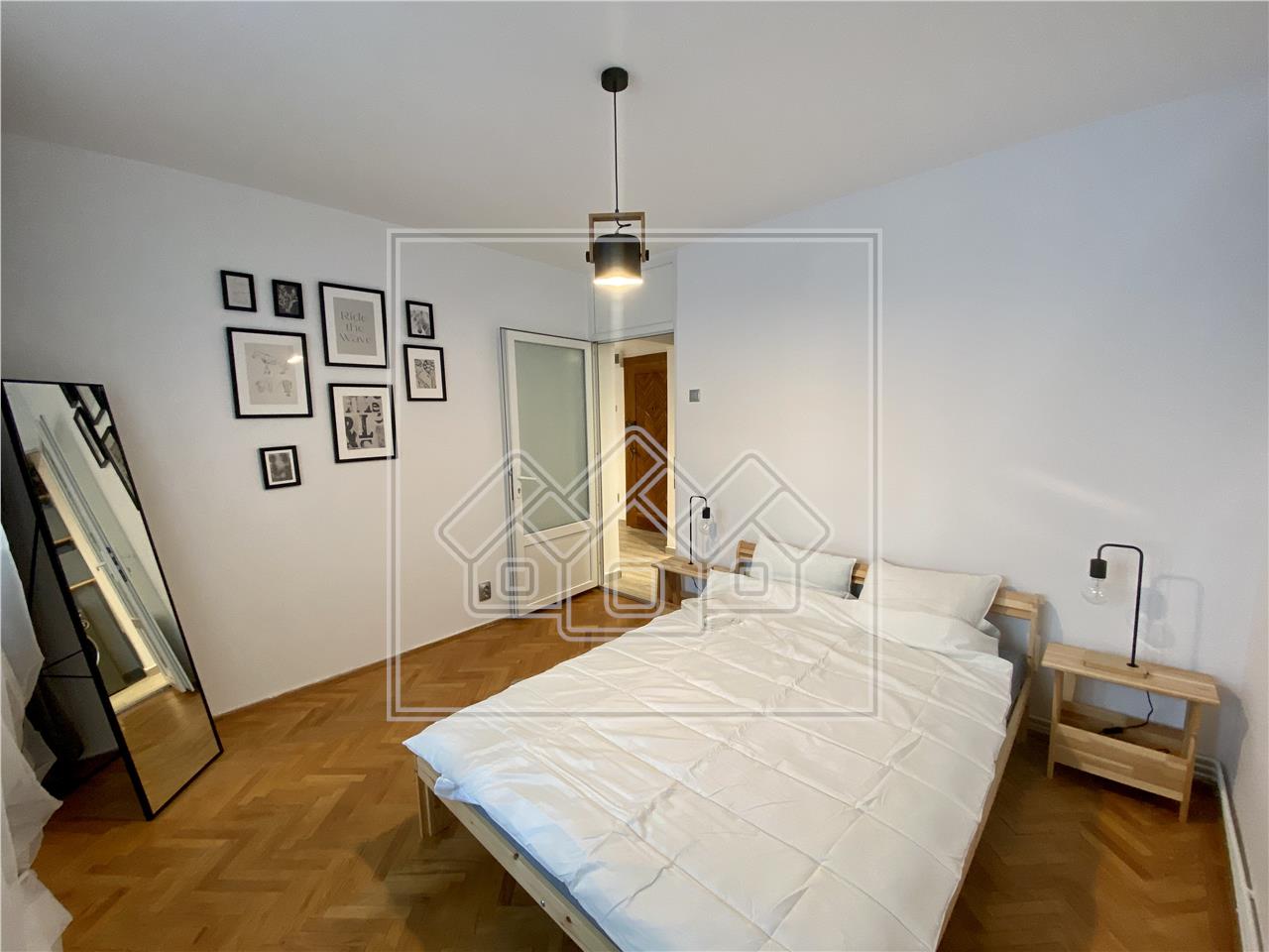 Apartament de inchiriat in Sibiu - 2 camere -mobilat utilat- V. Aurie