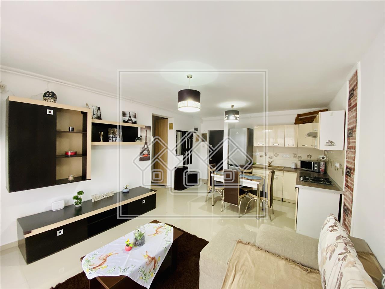 Apartment for sale in Sibiu - 2 rooms and garden - Calea Cisnadiei - q