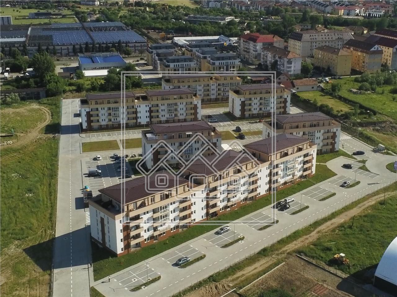 apartment For sale with 1 room - with 2 balconies - intermediate floor