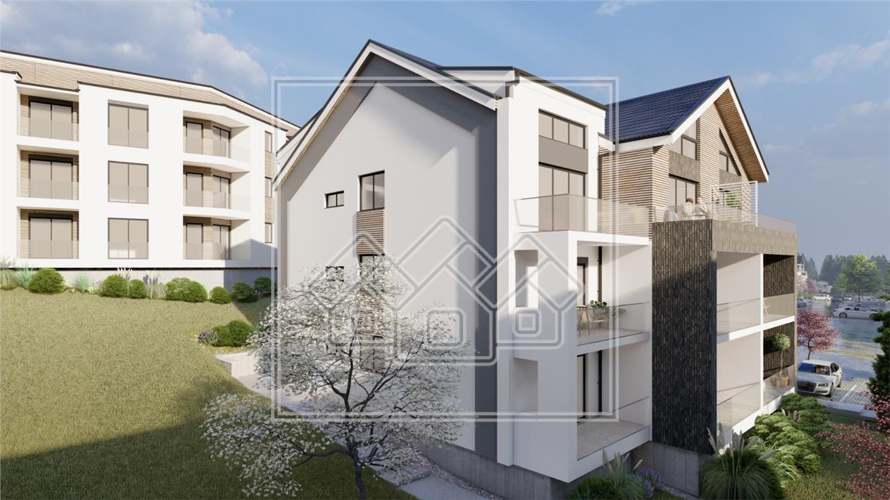 2 Zimmer Wohnung kaufen in Sibiu-54.14 qm - 6.97 qm Loggia