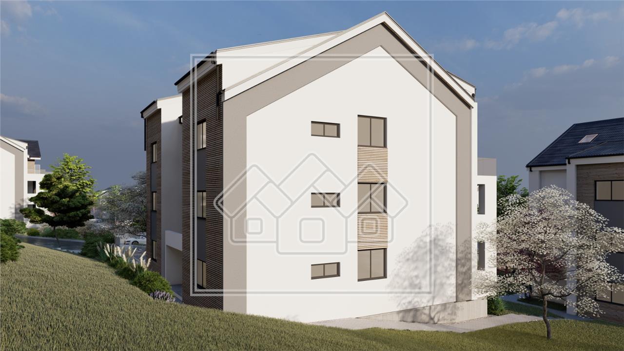 Apartament 2 rooms for sale in Sibiu-54.14 sqm - 6.97 sqm loggia