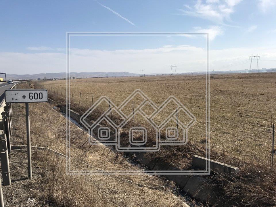 Land for sale in Sibiu - A1 Motorway - North exterior area