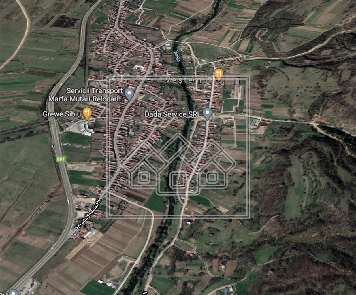 Teren de vanzare in Sibiu - Vestem - intravilan - 6500 mp