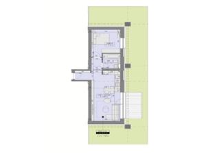 Apartament de vanzare in Sibiu - 2 camere - terasa + curte de 75 mp