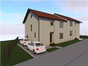 House for sale in Sibiu - duplex - with land and garage