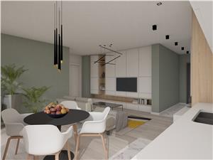Apartament de vanzare in Sibiu - 2 camere -C3- bloc cu lift si boxa