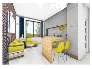 Apartament 3 camere de vanzare in Sibiu - Selimbar - nou - et intermed