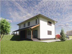 House for sale in Sibiu  - Garden and covered terrace