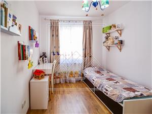 Apartament de vanzare in Sibiu-confort LUX,mobilat / utilat,cu gradina