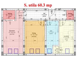 Apartament de vanzare in Sibiu -2 camere decomandate- Promotie Mai