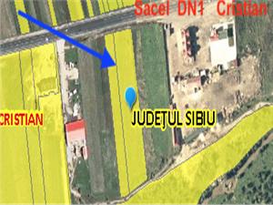 Land for sale in Sibiu - Cristian, out of town - 9200 sqm,