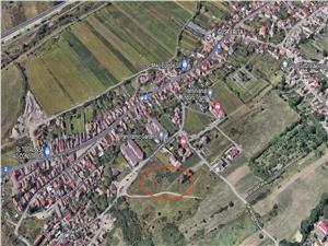 Teren de vanzare in Sibiu - Gusterita - 13 parcele(459-600 mp/buc)