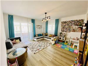 Apartment for sale in Sibiu - 2 rooms, 21 sqm terrace - Selimbar