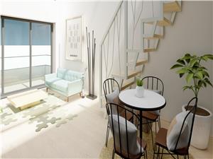 Apartament pe 2 niveluri - concept deosebit - balcon si dressing (L)