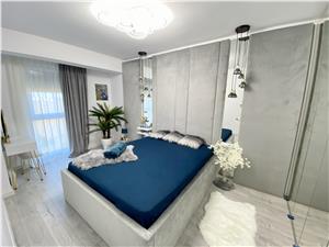 Apartment for sale in Sibiu - 2 rooms and large balcony - modern furni